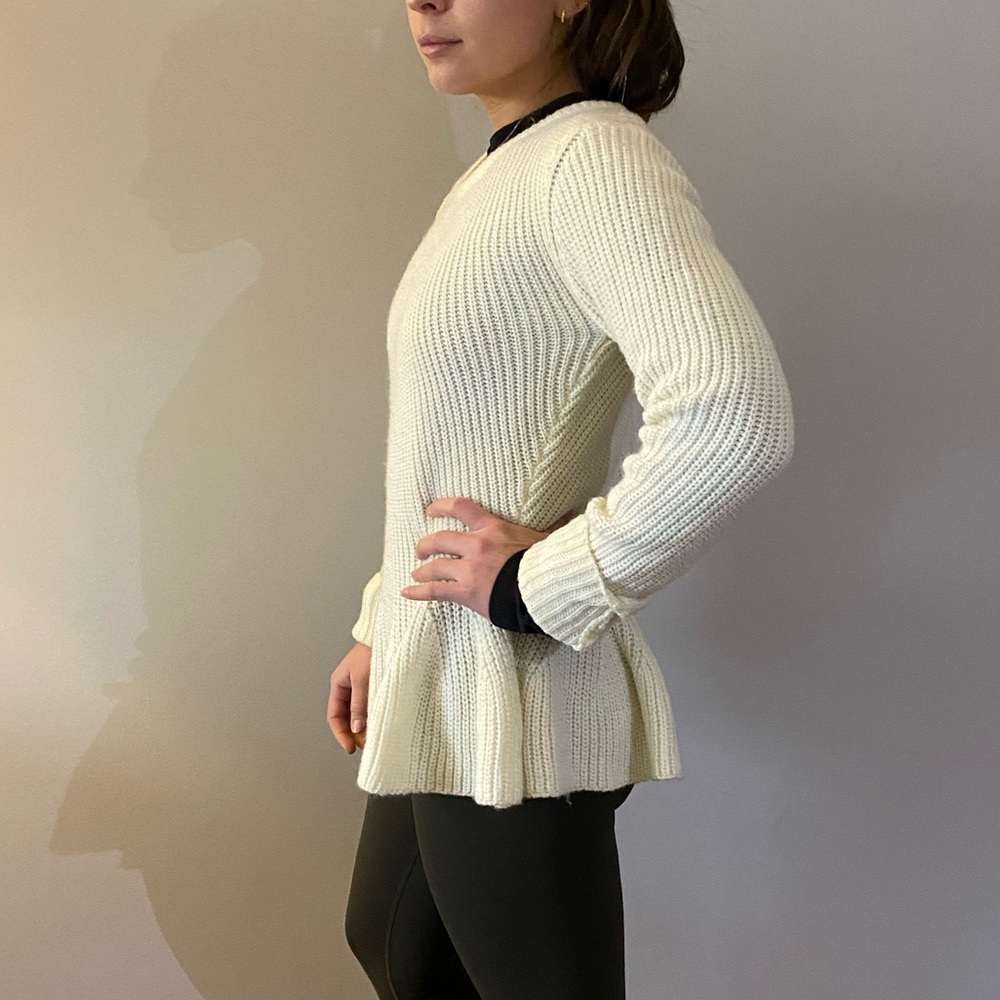 Cream pullover sweater - Picture 3 of 3